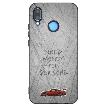 Picasee silikonski črni ovitek za Huawei P20 Lite - Garage Scratch