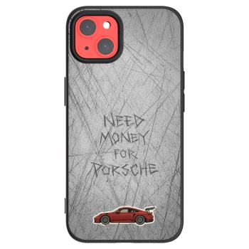 Picasee silikonski črni ovitek za Apple iPhone 13 - Garage Scratch