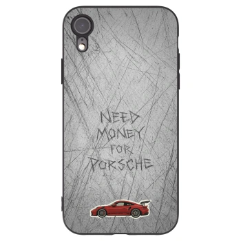 Picasee silikonski črni ovitek za Apple iPhone XR - Garage Scratch