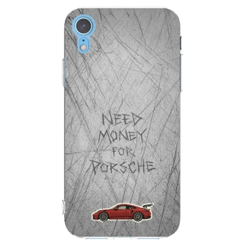 Picasee silikonski prozorni ovitek za Apple iPhone XR - Garage Scratch