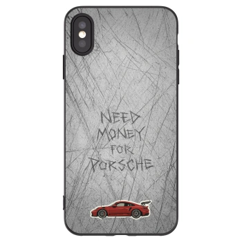 Picasee silikonski črni ovitek za Apple iPhone XS Max - Garage Scratch