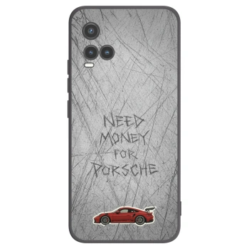 Picasee silikonski črni ovitek za Vivo Y33s - Garage Scratch