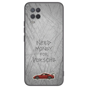 Picasee silikonski črni ovitek za Realme 8 5G - Garage Scratch