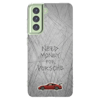 Picasee silikonski prozorni ovitek za Samsung Galaxy S21 FE 5G - Garage Scratch