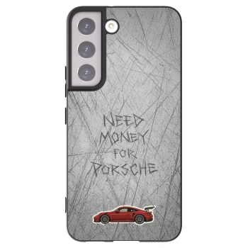 Picasee silikonski črni ovitek za Samsung Galaxy S22 5G - Garage Scratch