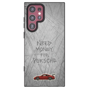 Picasee silikonski črni ovitek za Samsung Galaxy S22 Ultra 5G - Garage Scratch