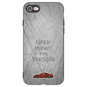 Picasee silikonski črni ovitek za Apple iPhone SE 2022 - Garage Scratch