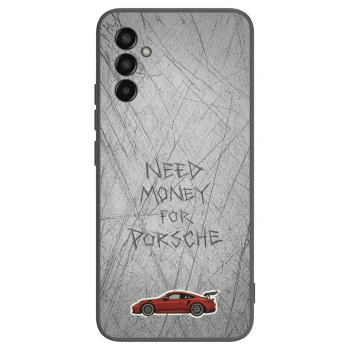 Picasee silikonski črni ovitek za Samsung Galaxy M13 M135F - Garage Scratch