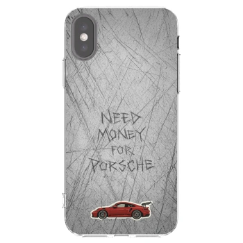 Picasee silikonski prozorni ovitek za Apple iPhone X/XS - Garage Scratch