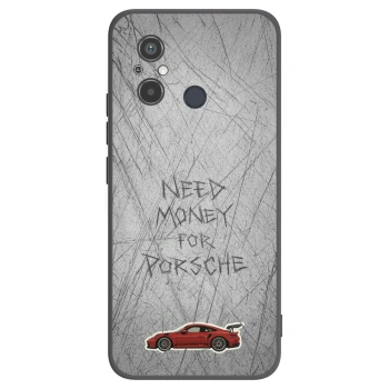 Picasee silikonski črni ovitek za Xiaomi Redmi 12C - Garage Scratch