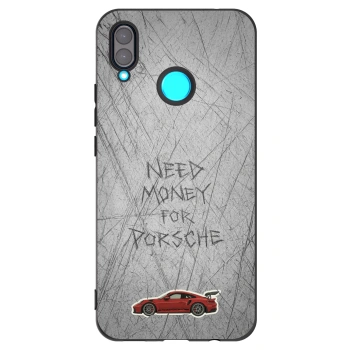 Picasee silikonski črni ovitek za Huawei Nova 3 - Garage Scratch