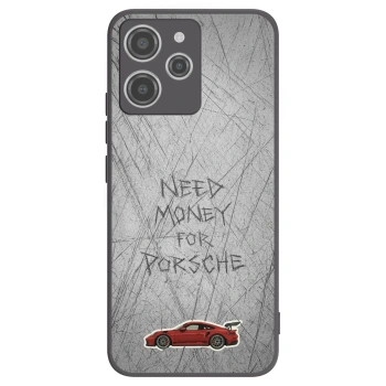 Picasee silikonski črni ovitek za Xiaomi Redmi 12 4G - Garage Scratch