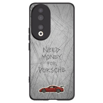 Picasee silikonski črni ovitek za Honor 90 5G - Garage Scratch