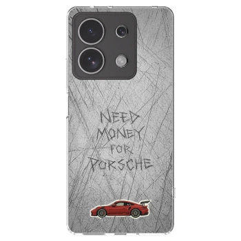 Picasee silikonski prozorni ovitek za Xiaomi Redmi Note 13 4G - Garage Scratch