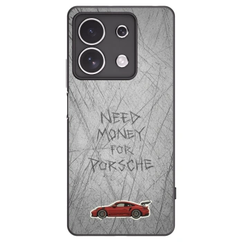 Picasee silikonski črni ovitek za Xiaomi Redmi Note 13 4G - Garage Scratch
