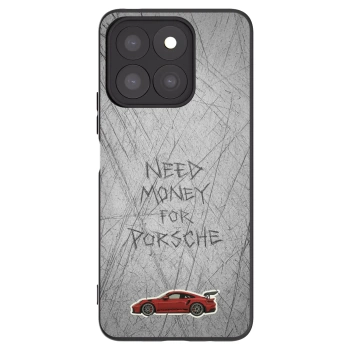 Picasee silikonski črni ovitek za Honor X8b - Garage Scratch