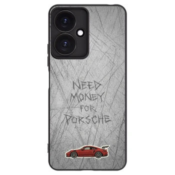 Picasee silikonski črni ovitek za Xiaomi Redmi 13C 5G - Garage Scratch