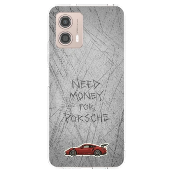 Picasee silikonski prozorni ovitek za Motorola Moto G53 5G - Garage Scratch