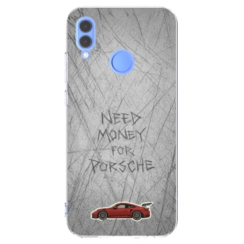 Picasee silikonski prozorni ovitek za Huawei P Smart 2019 - Garage Scratch