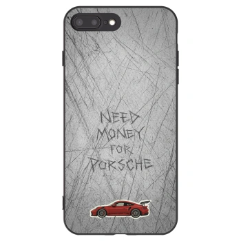 Picasee silikonski črni ovitek za Apple iPhone 7 Plus - Garage Scratch