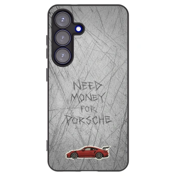 Picasee silikonski črni ovitek za Samsung Galaxy S25 5G - Garage Scratch