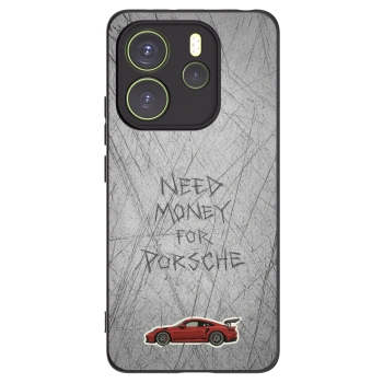 Picasee silikonski črni ovitek za Xiaomi Redmi Note 14 4G - Garage Scratch