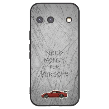 Picasee silikonski črni ovitek za Google Pixel 9 - Garage Scratch