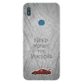 Picasee silikonski prozorni ovitek za Huawei Y6 2019 - Garage Scratch