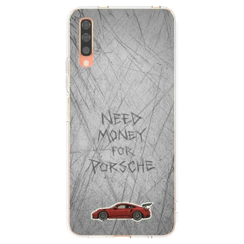 Picasee silikonski prozorni ovitek za Samsung Galaxy A70 A705F - Garage Scratch