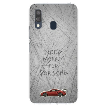 Picasee silikonski prozorni ovitek za Samsung Galaxy A40 A405F - Garage Scratch