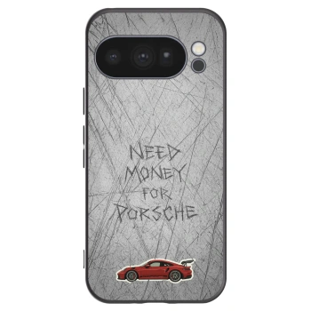 Picasee silikonski črni ovitek za Google Pixel 10 Pro - Garage Scratch