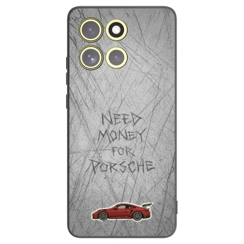 Picasee silikonski črni ovitek za Motorola Moto G86 Power 5G - Garage Scratch