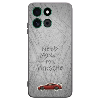 Picasee silikonski črni ovitek za Motorola Moto G57 Power - Garage Scratch