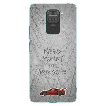 Picasee silikonski črni ovitek za Xiaomi Redmi Note 9 - Garage Scratch