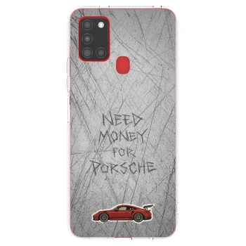 Picasee silikonski prozorni ovitek za Samsung Galaxy A21s - Garage Scratch