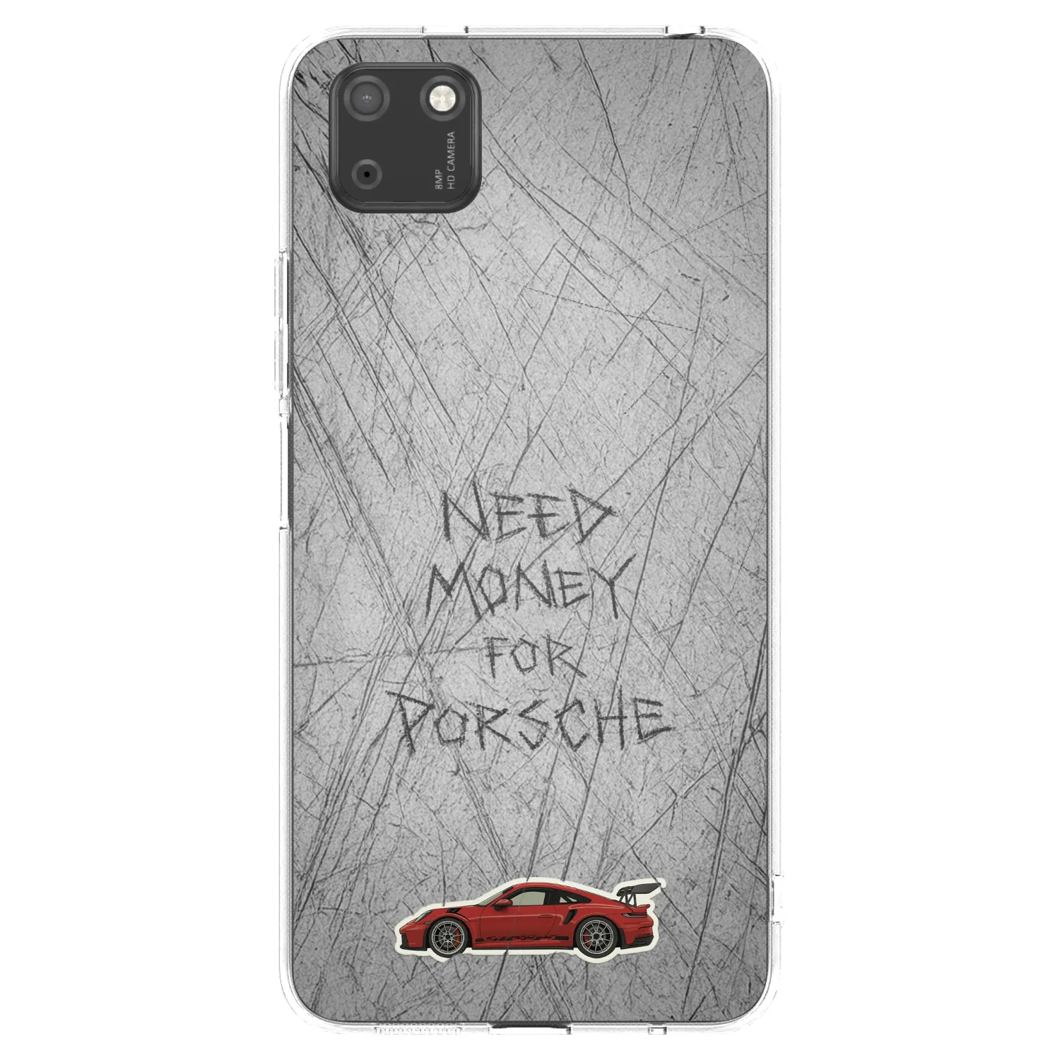 Picasee silikonski prozorni ovitek za Huawei Y5P - Garage Scratch