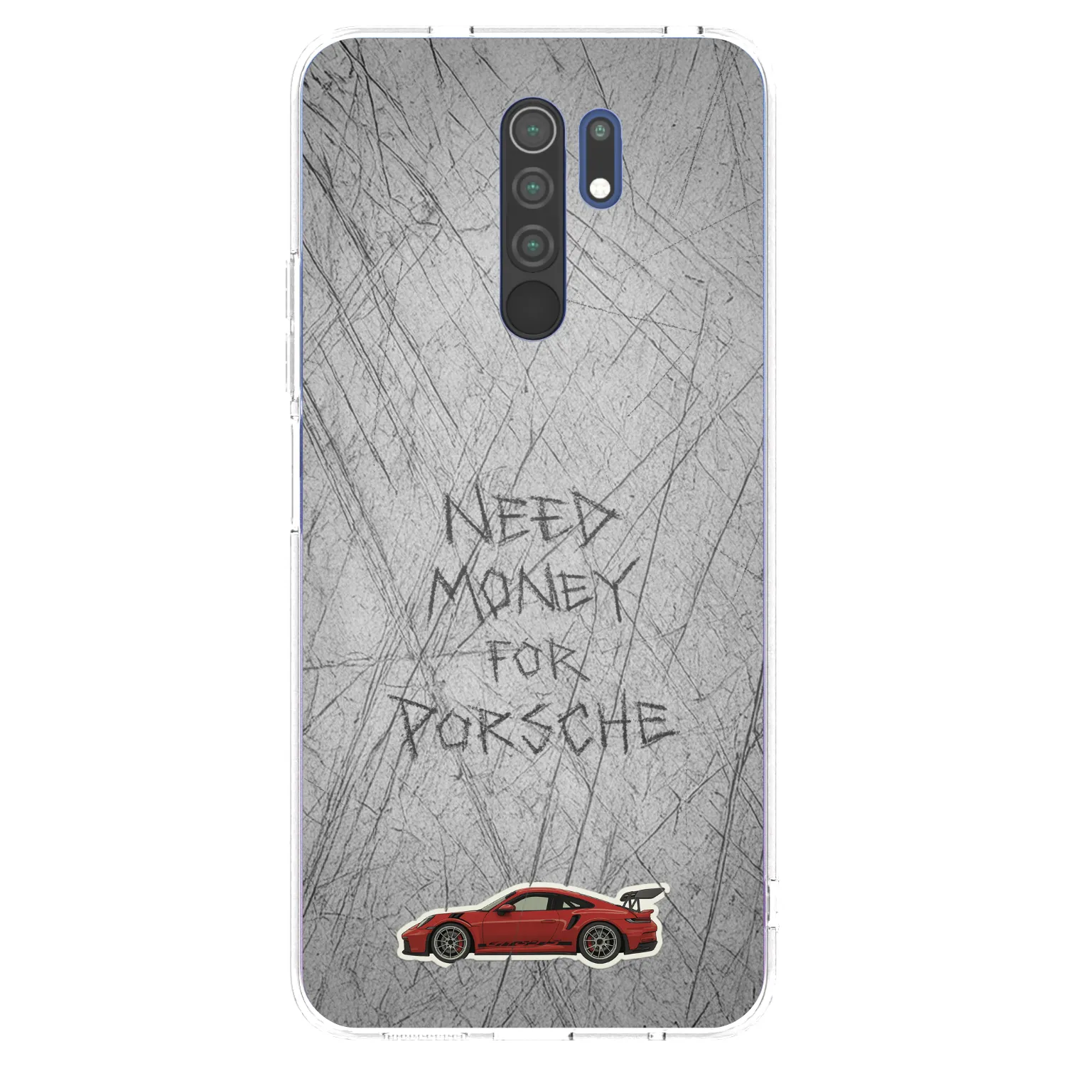 Picasee silikonski prozorni ovitek za Xiaomi Redmi 9 - Garage Scratch