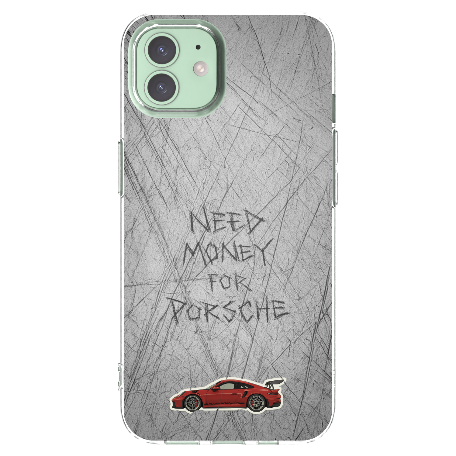 Picasee silikonski prozorni ovitek za Apple iPhone 12 - Garage Scratch