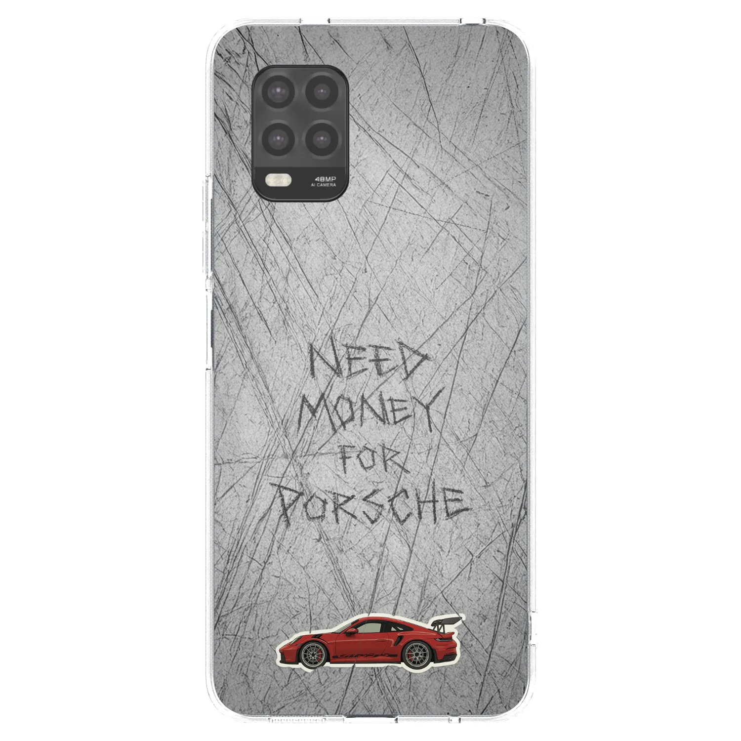 Picasee silikonski prozorni ovitek za Xiaomi Mi 10 Lite - Garage Scratch