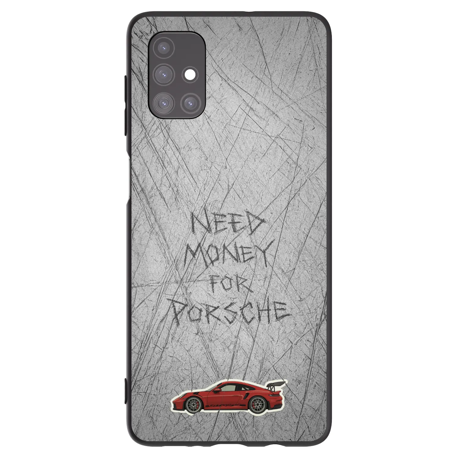 Picasee silikonski črni ovitek za Samsung Galaxy M51 M515F - Garage Scratch