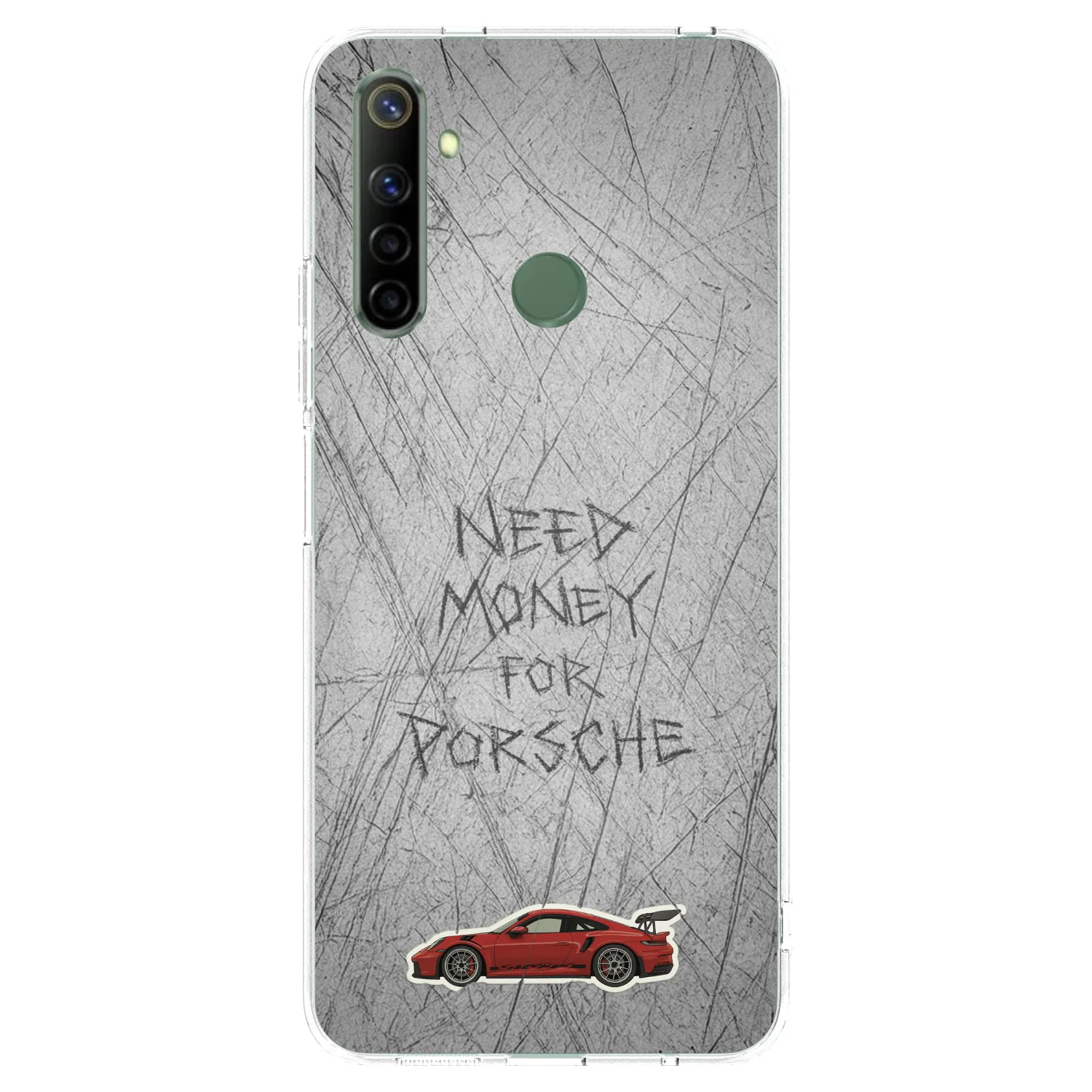 Picasee silikonski prozorni ovitek za Realme 6i - Garage Scratch