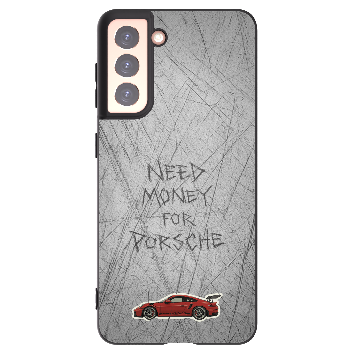 Picasee silikonski črni ovitek za Samsung Galaxy S21 5G G991B - Garage Scratch