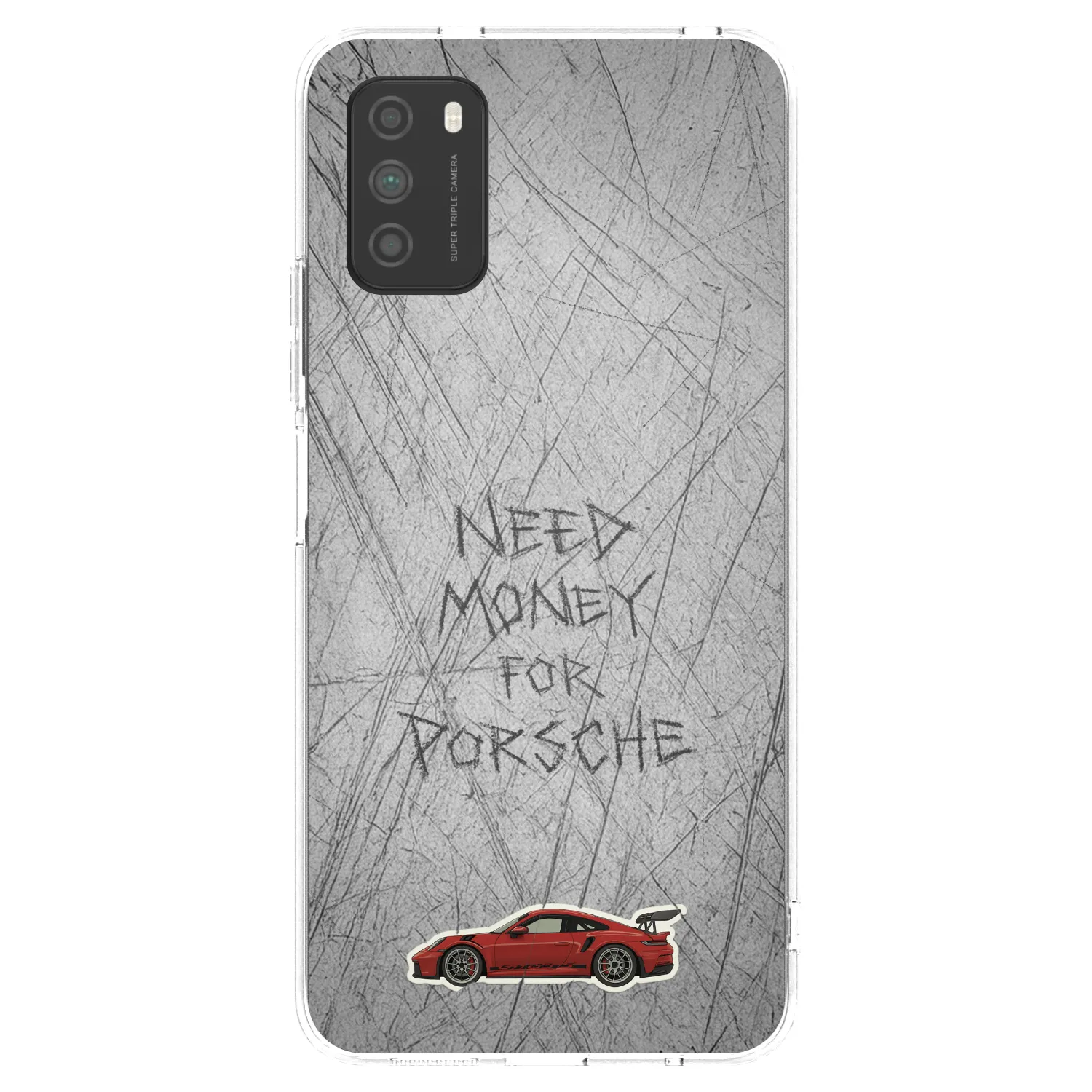 Picasee silikonski prozorni ovitek za Xiaomi Poco M3 - Garage Scratch