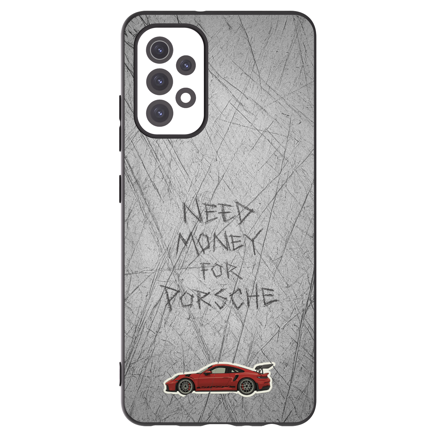 Picasee silikonski črni ovitek za Samsung Galaxy A32 5G A326B - Garage Scratch