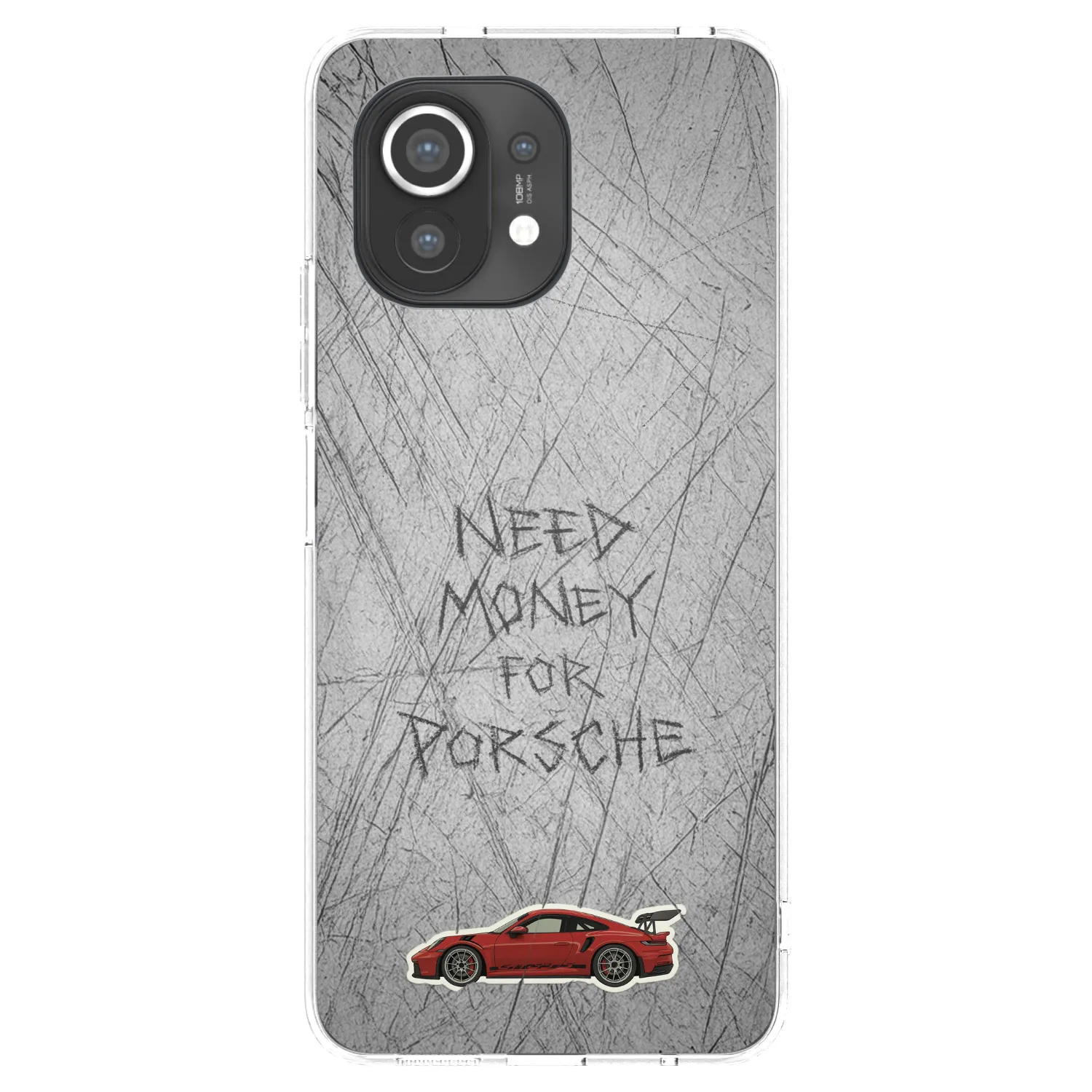 Picasee silikonski prozorni ovitek za Xiaomi Mi 11 - Garage Scratch