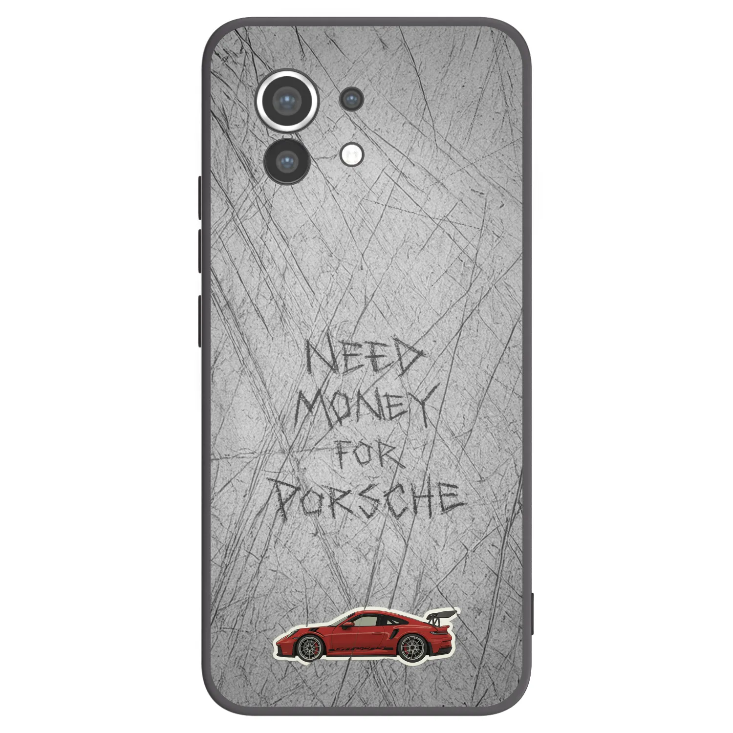 Picasee silikonski črni ovitek za Xiaomi Mi 11 - Garage Scratch