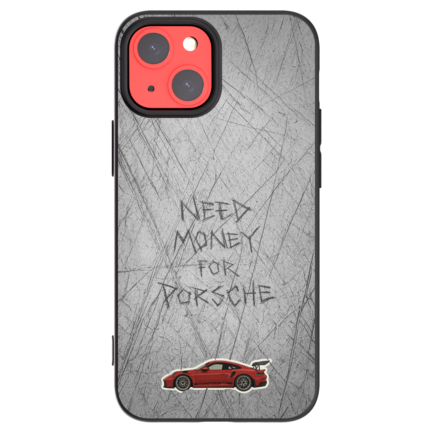 Picasee silikonski črni ovitek za Apple iPhone 13 mini - Garage Scratch