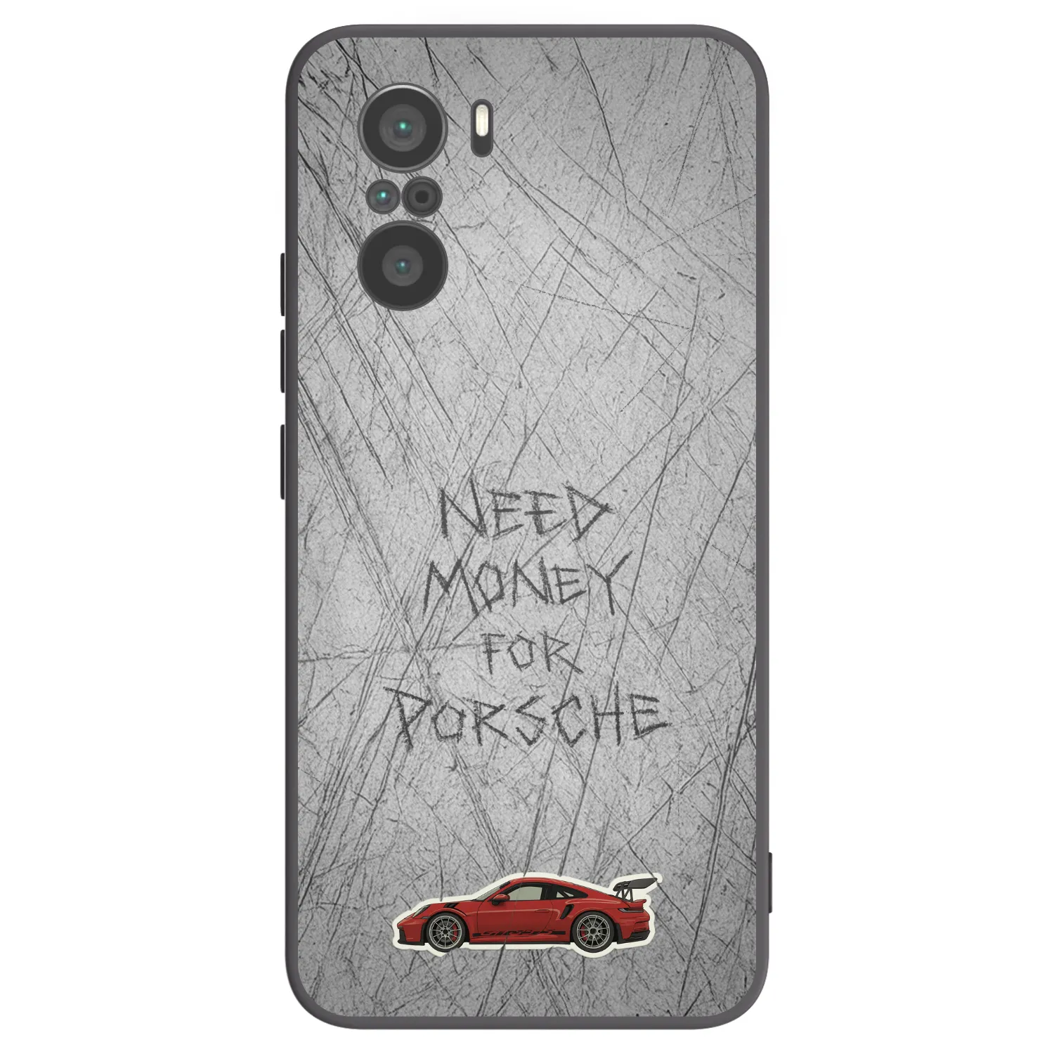 Picasee silikonski črni ovitek za Xiaomi Poco F3 - Garage Scratch
