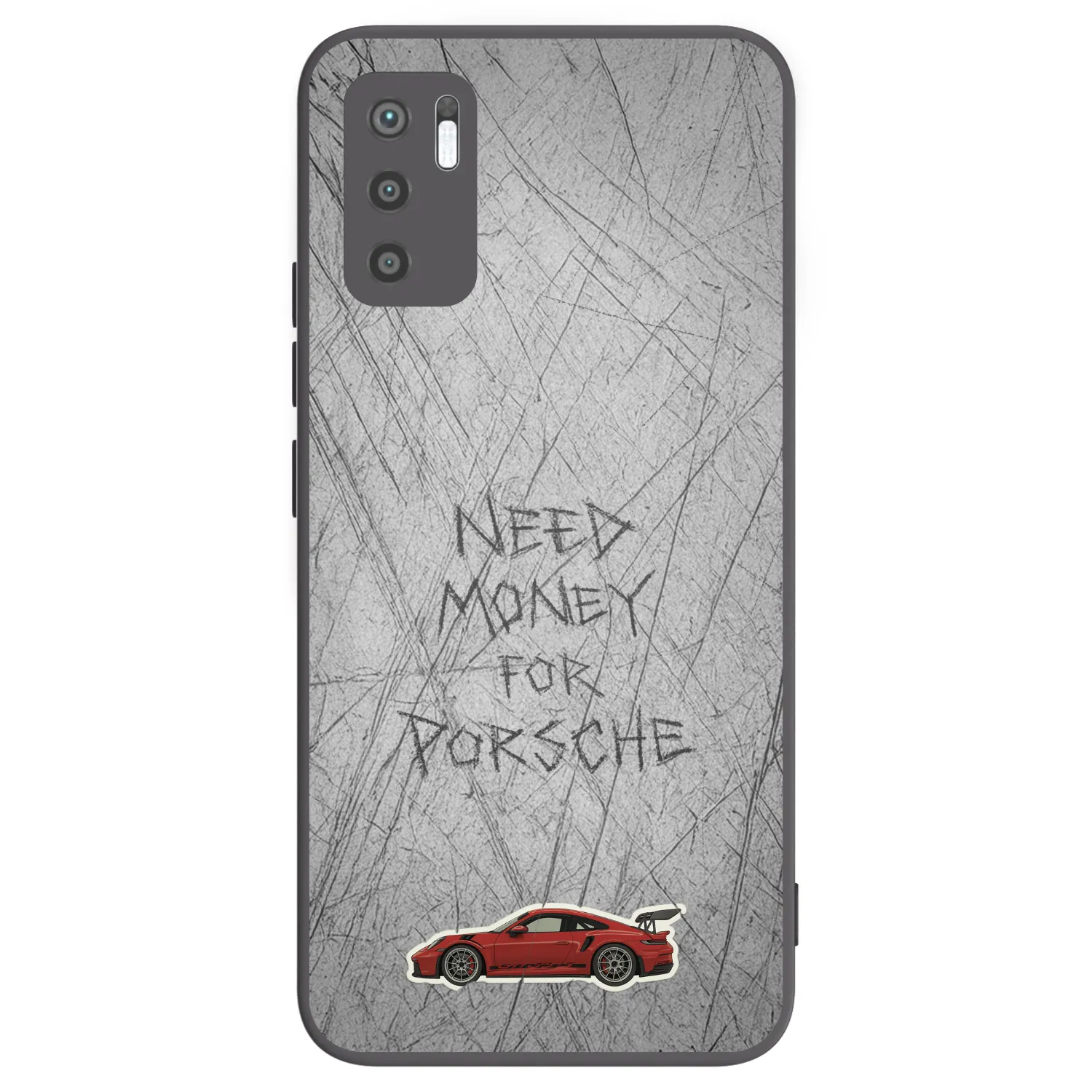 Picasee silikonski črni ovitek za Xiaomi Redmi Note 10 5G - Garage Scratch