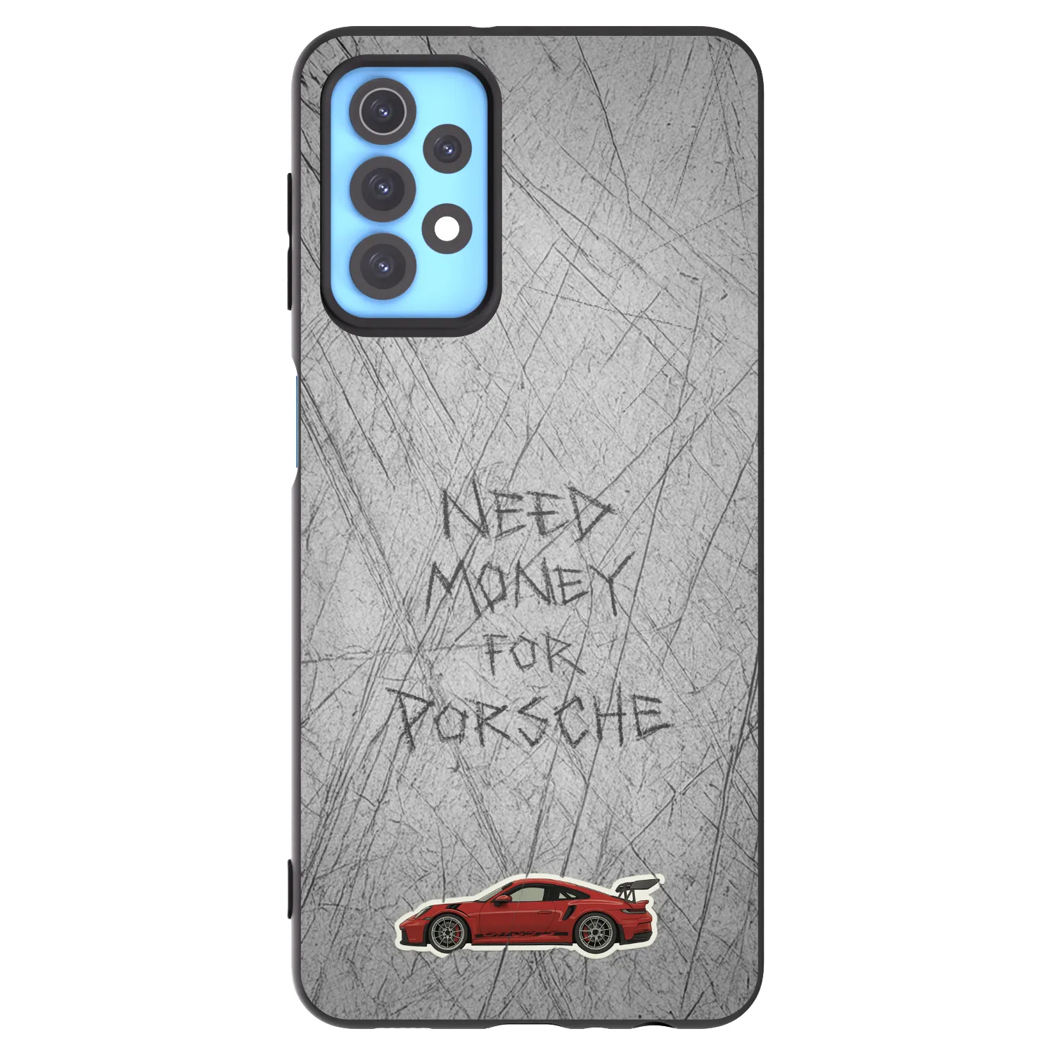 Picasee silikonski črni ovitek za Samsung Galaxy A32 4G SM-A325F - Garage Scratch